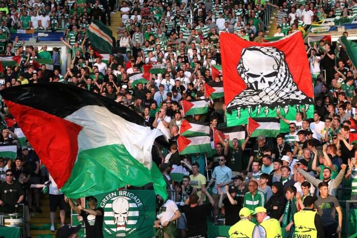 جماهير سلتيك تدعم فلسطين