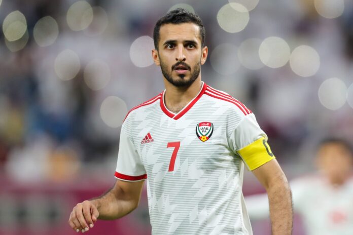 علي مبخوت قائد ومهاجم منتخب الإمارات - كأس آسيا